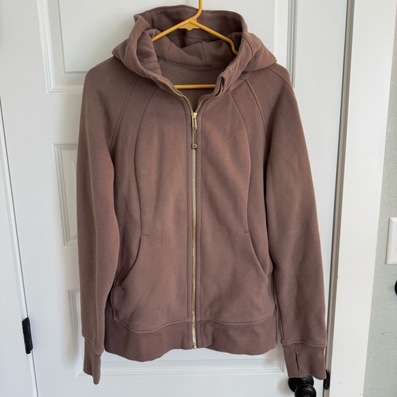 Lululemon Scuba Full Zip Hoodie Taupetastic - Picture 2 of 4